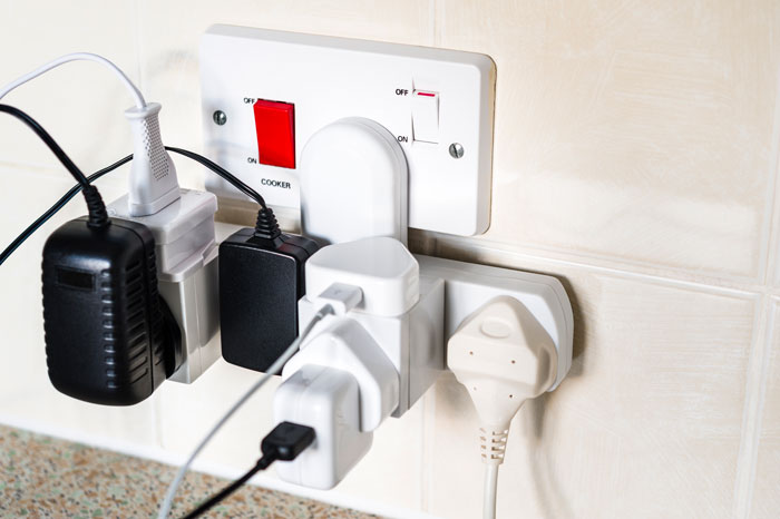 Overloaded Electrical Socket
